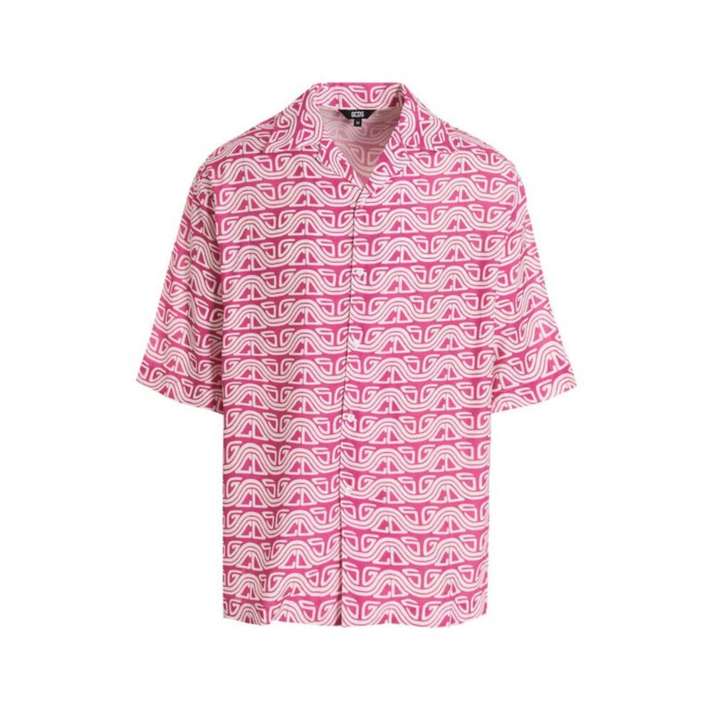 Gcds Men 'Waved Logo' Shirt